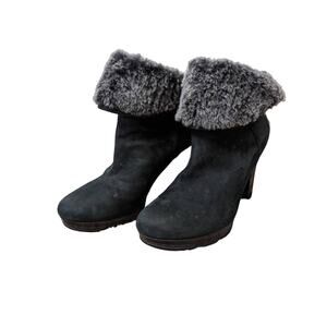 Ugg Dandylion Nubuck Heeled Booties 9